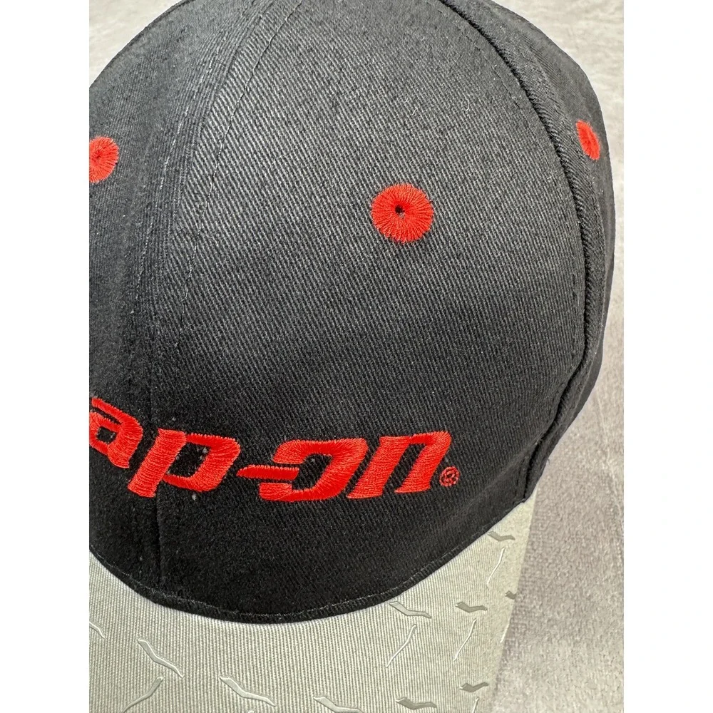 Snap-on Hat‎ Cap Strap Back Embroidered Diamond Plate Work Tool Mens Adjustable